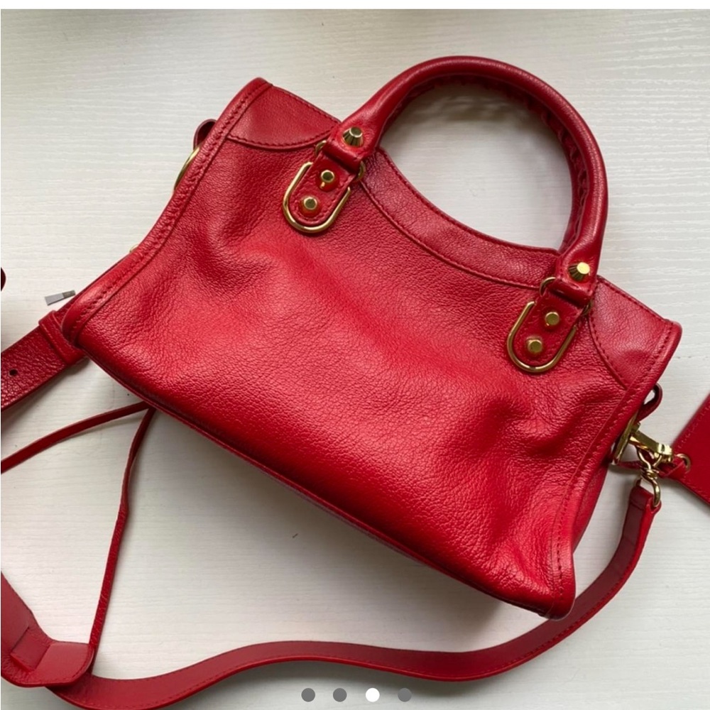 BALENCIAGA Motocross Classic Mini City Bag 
Retail Price: $1,395
